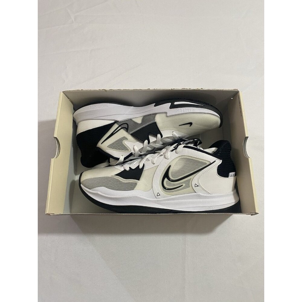 New Mens Size 12 White Black Nike Kyrie Low 5 TB Basketball Shoes DO9617 100